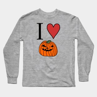 Halloween Horror Pumpkin Love Long Sleeve T-Shirt